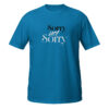 T-shirt med texten "Sorry not sorry"