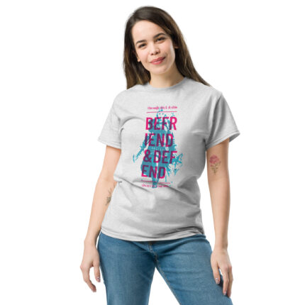 unisex classic tee ash front 69b3f7d4046c6