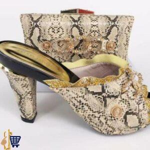 Grande Gaeller Shoes & Purse - Brown