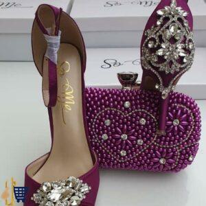 So Me Shoes & Purse - Purple