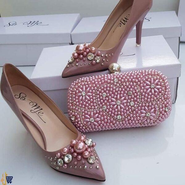 So Me Shoes & Purse - Pink