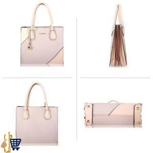 Purple / Pink Anna Grace Fashion Tote Handbag 2