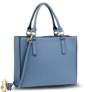 Sky Blue Anna Grace Fashion Tote Bag 1