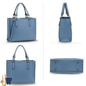 Sky Blue Anna Grace Fashion Tote Bag 2