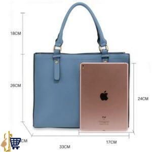 Sky Blue Anna Grace Fashion Tote Bag 5