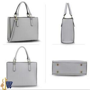 Grey Anna Grace Fashion Tote Bag 2