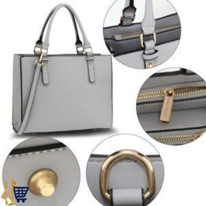 Grey Anna Grace Fashion Tote Bag 4