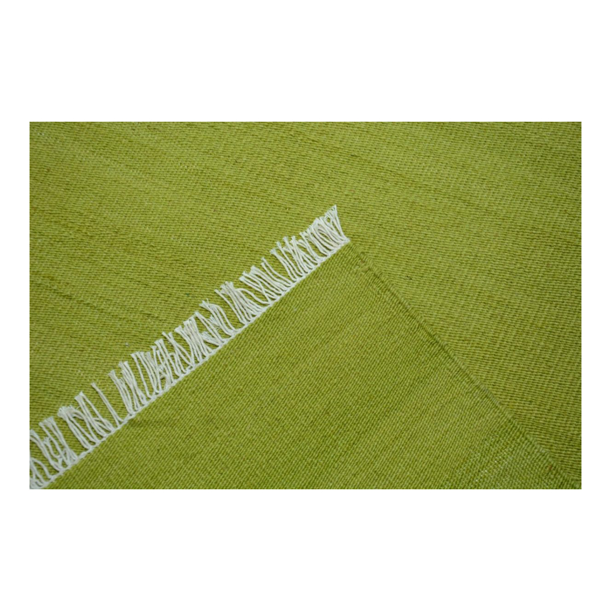 Wasabi-ručně vyrobený-Kilim-zelený-koberec