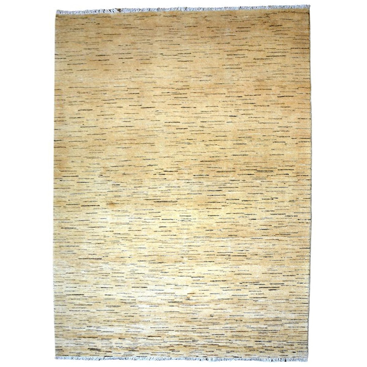 alfombra de lana amarilla