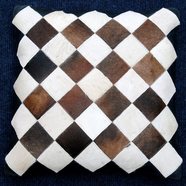 Cowhide- Leather- Cushion -Cover