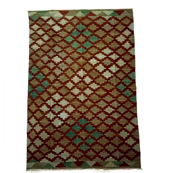 Afghan-Handmade-Cherrywood-Kilim-Rug