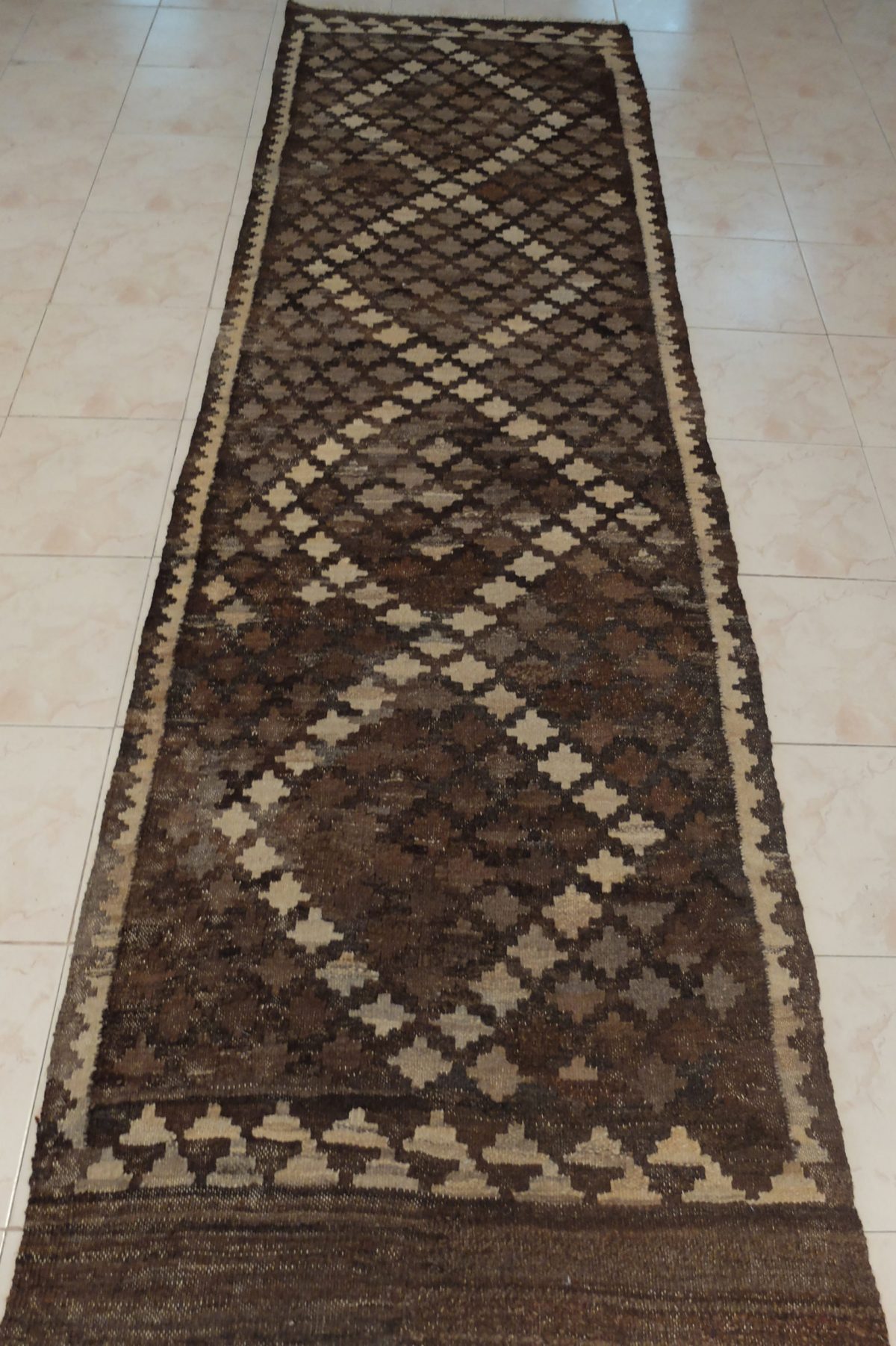 kilim geometric runner