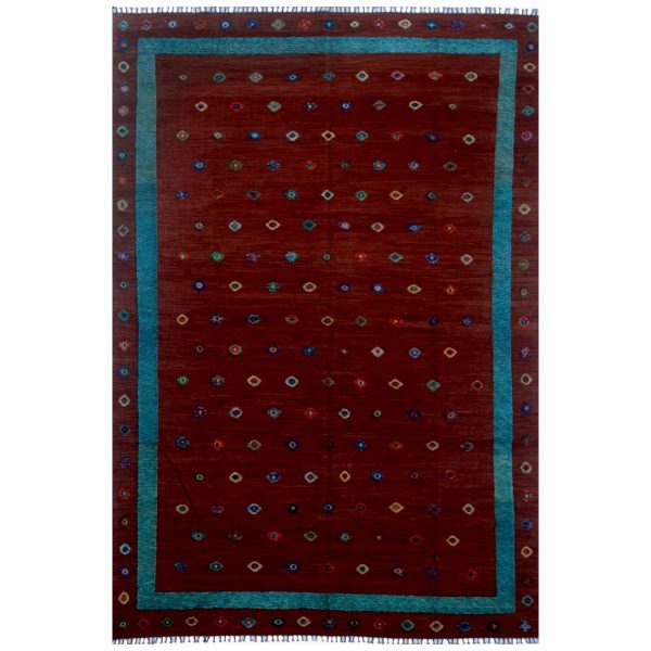 Berjista-Temptress-Red-Kilim-Rug