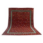 Berjista-Rustic-Red-Kilim-Rug