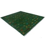 Berjista-Seaweed-Green-Kilim-Rug