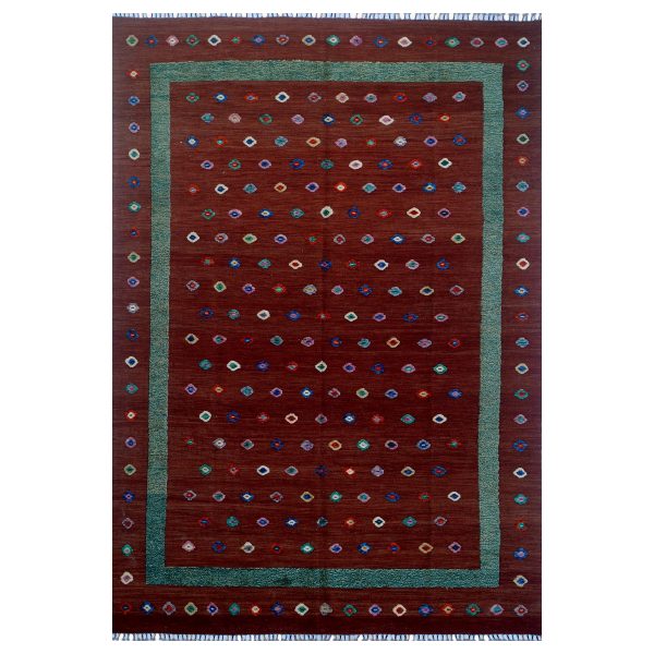 Berjista-Rustic-Red-Kilim-Rug