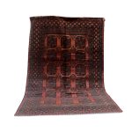 Afghan -Bokhara- Stonewash- Burnt -Umber -Rug