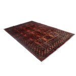 Afghan- Bokhara- Stonewash -Burnt- Umber- Rug