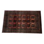 Afghan- Bokhara -Stonewash- Burnt- Umber -Rug