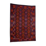 Vintage -Handmade -Sanguine- Brown- Rug