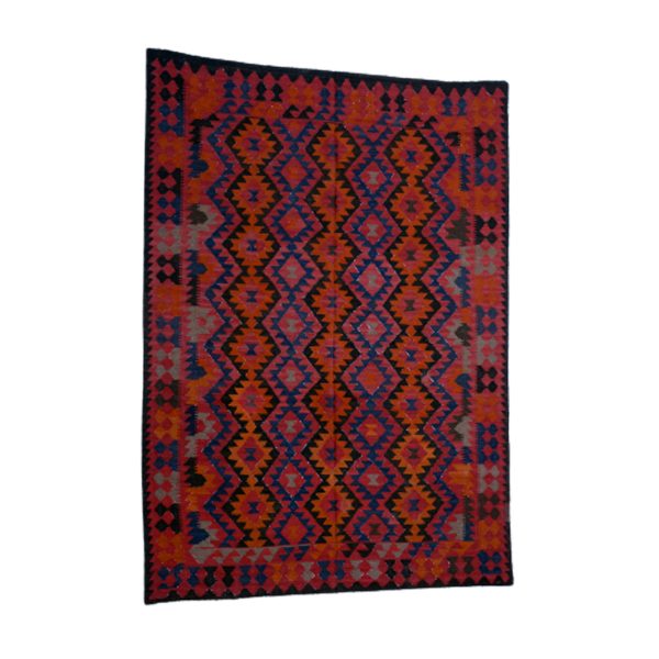 Vintage -Handmade -Sanguine- Brown- Rug