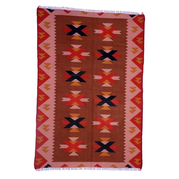 Vintage-Handmade-Robin-Red-Kilim-Rug