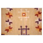 Tribal -Handmade -Tall- Poppy -Vintage-Rug