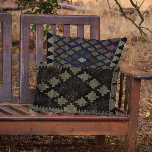 Kilim- Handwoven -Armadillo- Zeus- Cushion- Cover