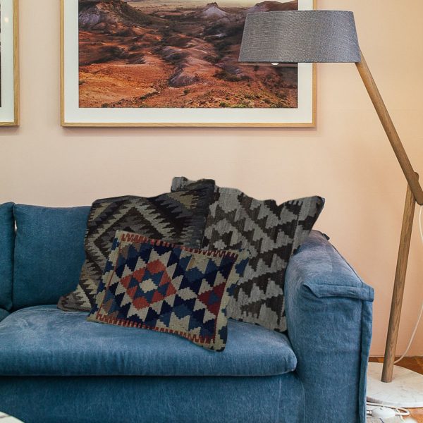 Kilim -Handwoven -Tapa- Cushion -Cover