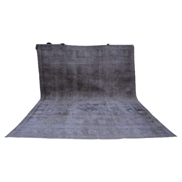Overdyed -French-Gray -Oriental -Rug