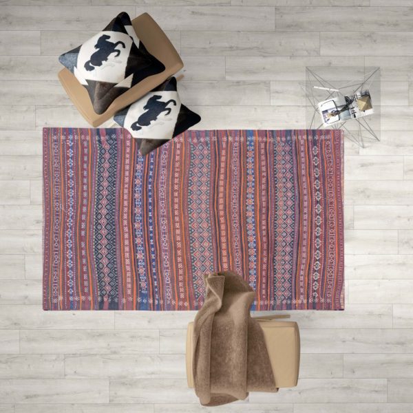 Baluchi-Cannon-Pink-Woolen-Rug