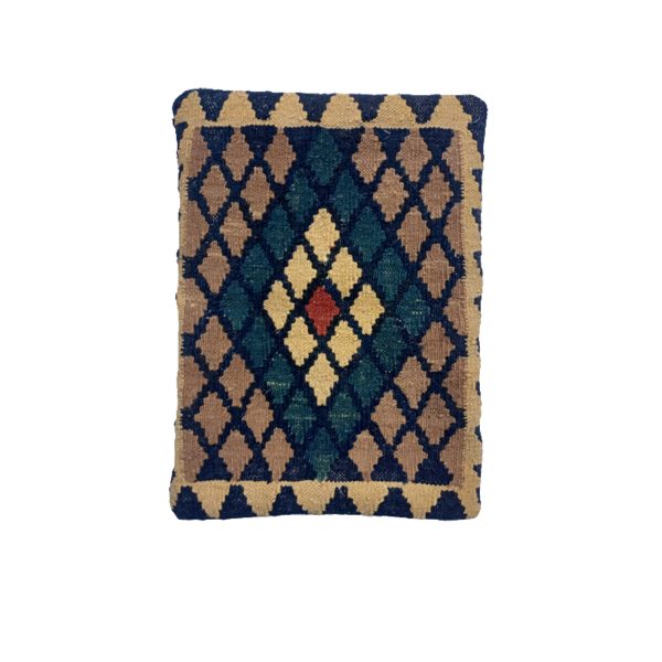 Kilim -Handwoven- Black- Pearl- Cushion- Cover