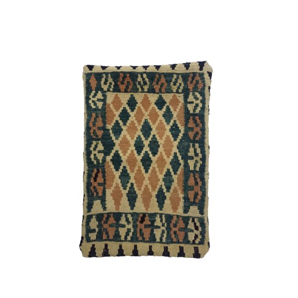 Kilim- Handwoven- Teak -Cushion -Cover