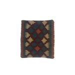 Kilim- Handwoven- Cocoa- Brown- Cushion -Cover