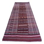 Baluch -Soumak -Dark -Tan -Vintage -Rug