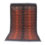 modern-raspberry-glace-kilim-rug