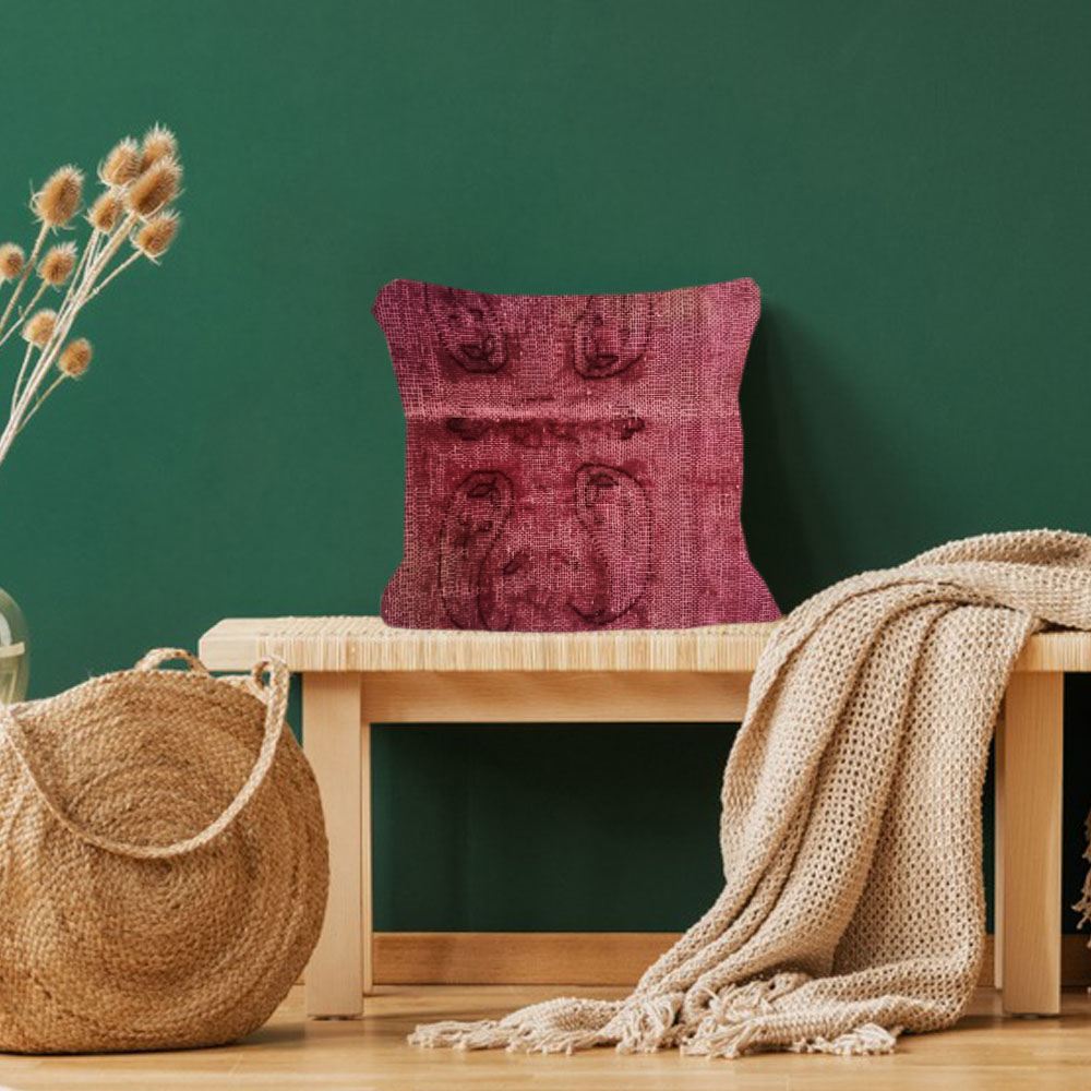kilim-käsinkudottu-bashful-vaaleanpunainen-tyynynpäällinen