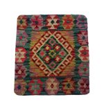 Kilim Handwoven Racing Green Cushion Cover