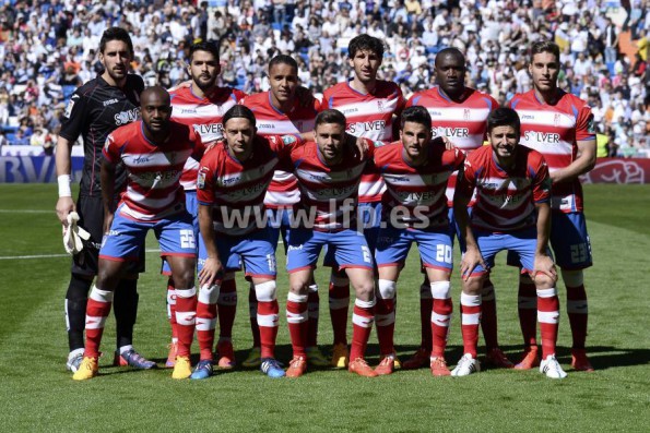 Último once del Granada C.F. en Chamartín.-Imagen LFP