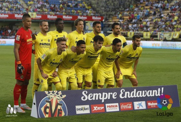 Último once inicial del Villarreal.-Imagen LFP