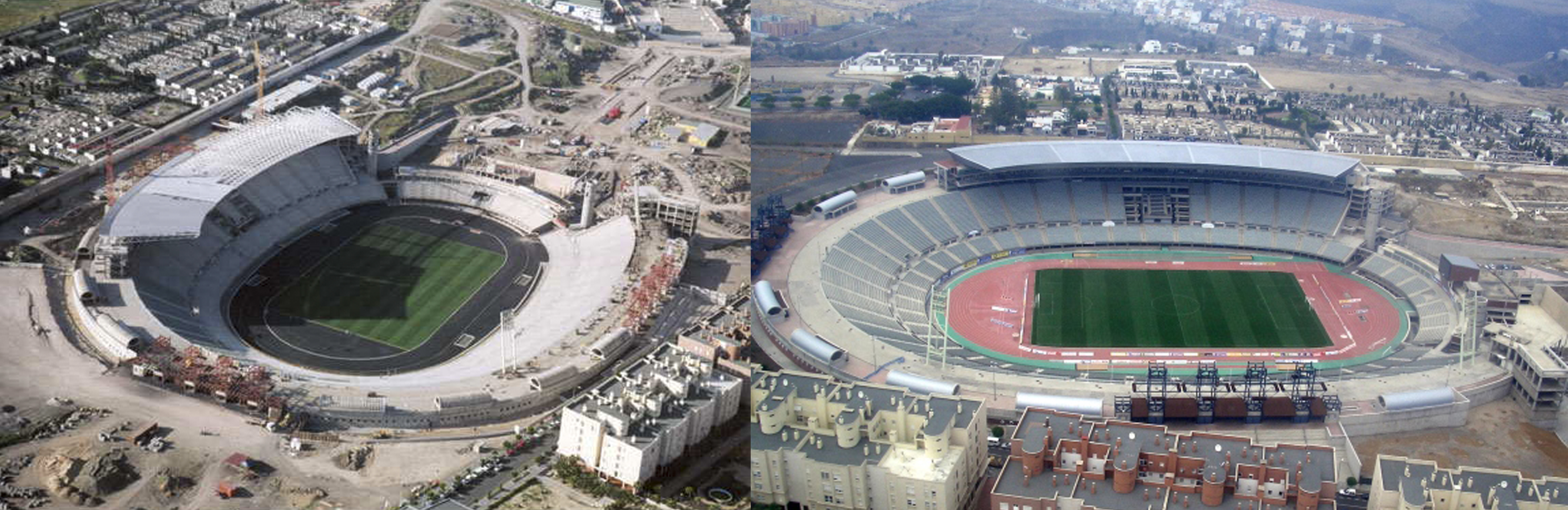 Proceso de construcción y finalización del Estadio de Gran Canaria