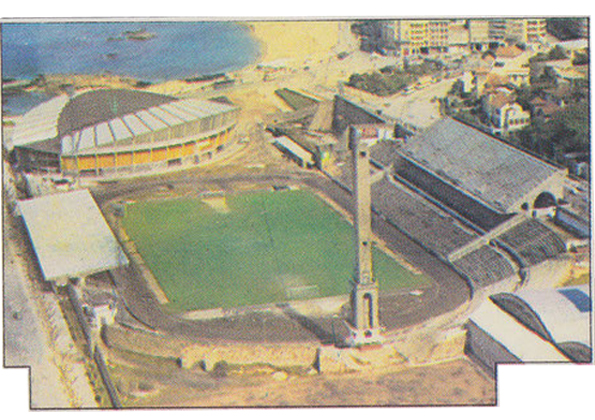Estadio de Riazor en la década de los 70