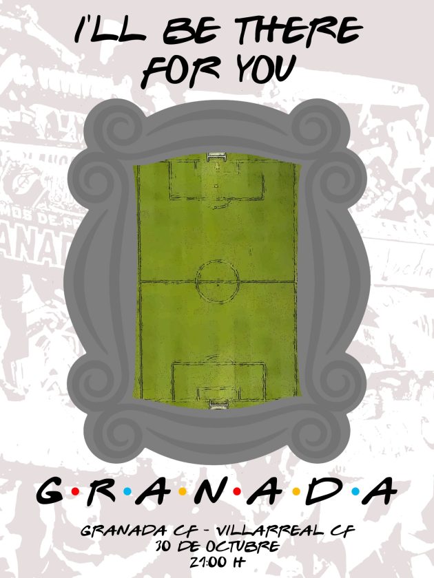 El usuario @collina___ ha publicado en su cuenta de Twitter este cartel con motivo del duelo entre nazaríes y amarillos. | Imagen: Twitter | Previa del Granada CF-Villarreal CF