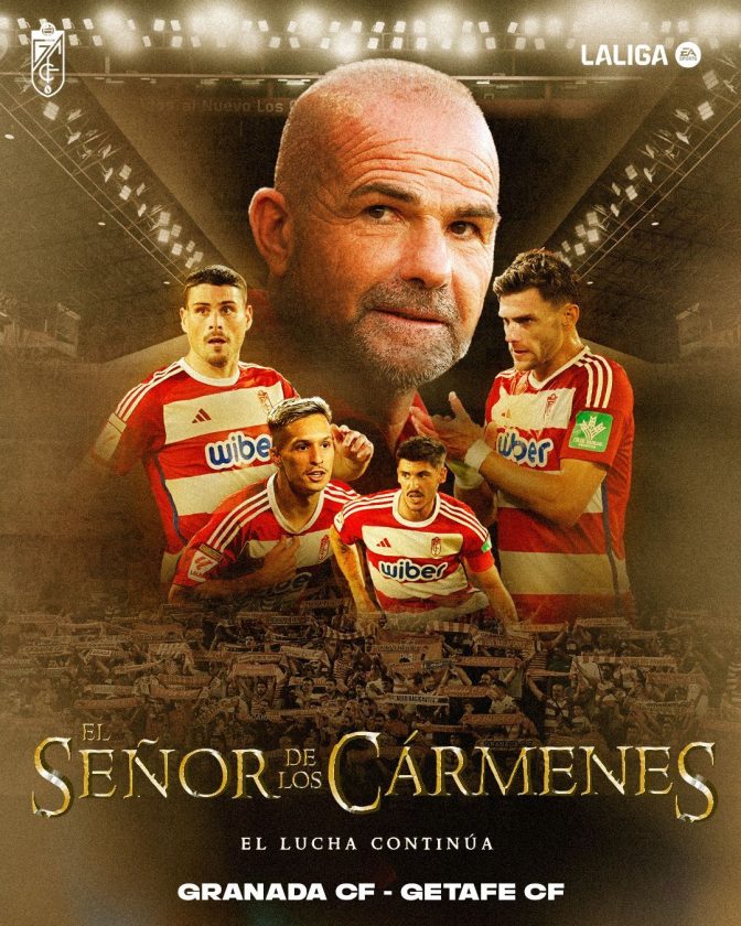 El departamento de comunicación del Granada CF ha diseñado este cartel con motivo del duelo entre nazaríes y getafenses. | Imagen: Twitter | Previa del Granada CF-Getafe CF
