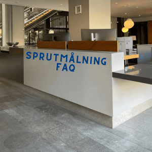 Frågor om sprutmålning möbler