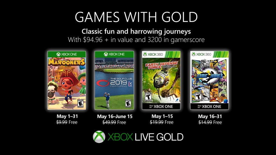 Xbox – May 2019 Games with Gold