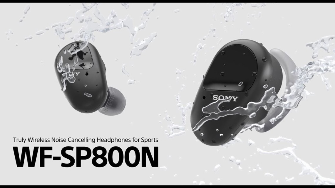 Sony Headphones WF-SP800N Official Product Video