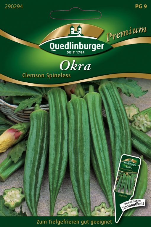 Okra-Clemson-Spineless-Gaertnerland-Quedlinburg