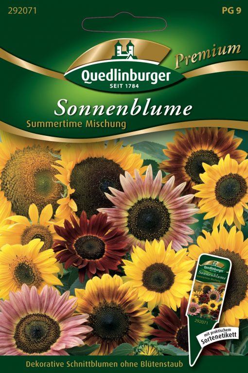 Sonnenblume-Summertime-Mischung-Gaertnerland-Quedlinburg