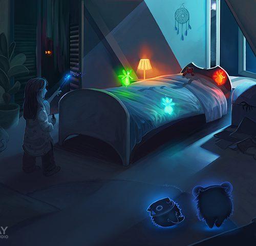 Monster under the Bed Concept Art